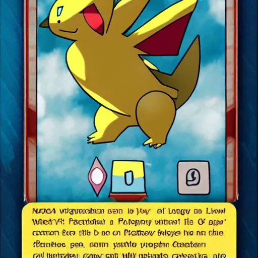 Image similar to new Pokémon card