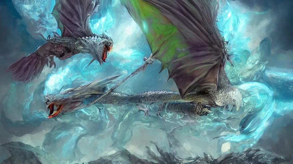 Prompt: a budgie and dragon hybrid, fantasy artwork, award winning, very very very very very very very beautiful, artstation