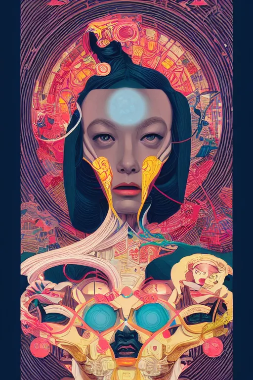 Image similar to portrait of godel's completeness theorem, by tristan eaton, victo ngai, peter mohrbacher, artgerm,