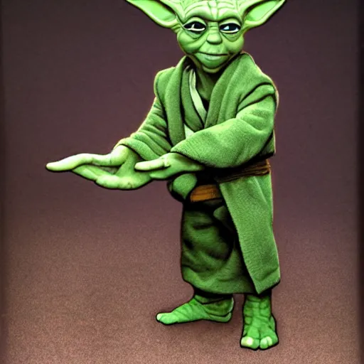 Image similar to joe rogan as yoda