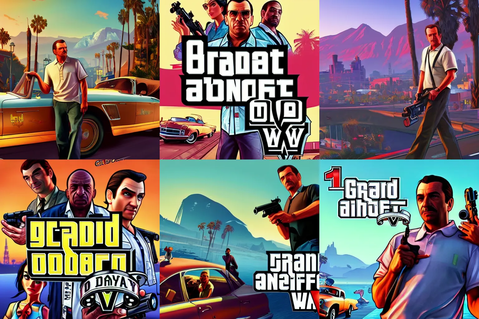 Poster Grand Theft Auto V Gta 5 D - Pop Arte Skins