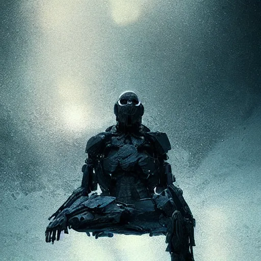 Prompt: centered rule of thirds 5 0 mm film still of the hyperintelligent technological singularity soul, 3 d render octane, sharp focus, art by greg rutkowski
