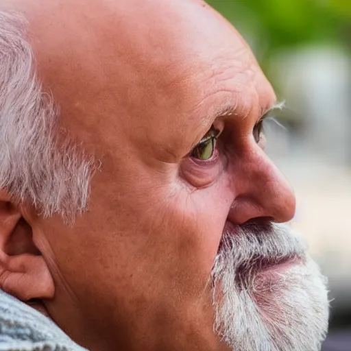 Image similar to portrait of hide the pain harold, accurate and detailed, round face, stock photo, Nikon 50mm f/1.8G