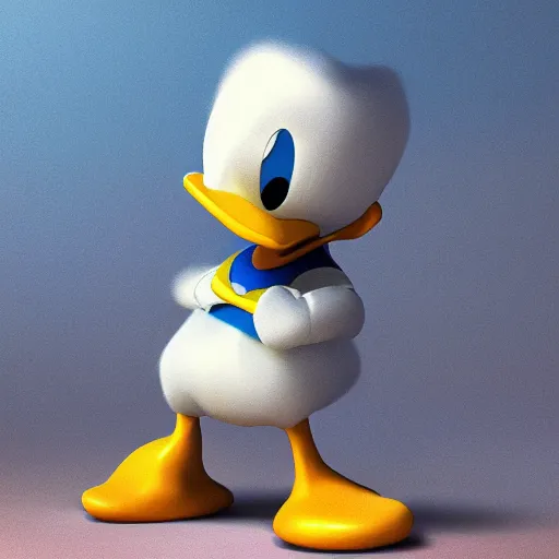 Image similar to donald duck is kicking heroin, portrait, photorealism, oil painting, octane render, hyper detailed.