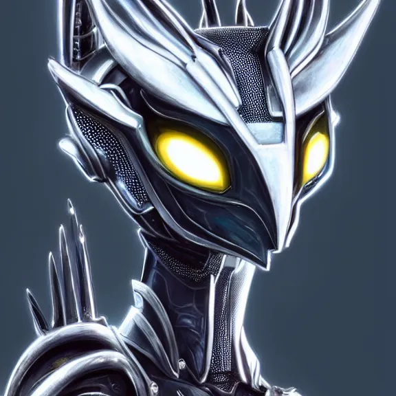 Image similar to close up mawshot of a cute elegant beautiful stunning anthropomorphic female robot dragon, with sleek silver metal armor, glowing OLED visor, facing the camera, the open maw being highly detailed and soft, with a gullet at the end, food pov, micro pov, digital art, pov furry art, anthro art, furry, warframe art, high quality, 3D realistic, dragon mawshot, maw art, macro art, micro art, dragon art, Furaffinity, Deviantart, Eka's Portal, G6