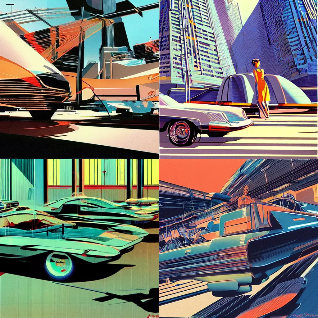 Prompt: many years gone, but wires are buzzed about the same things, digital art, illustration, highly detailed, art by syd mead