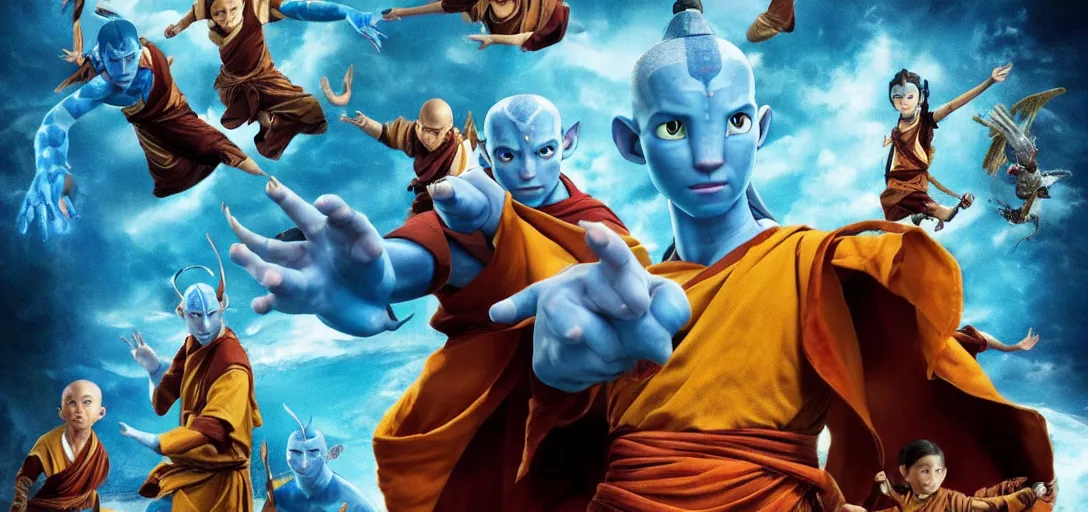 Image similar to Poster of Avatar The Last Airbender Live Action Movie