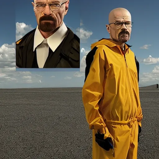 Image similar to Walter White as Gordon Freeman