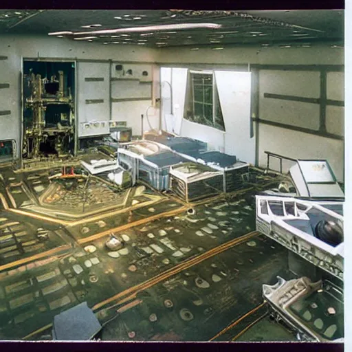 Prompt: seti research facility, autochrome photo