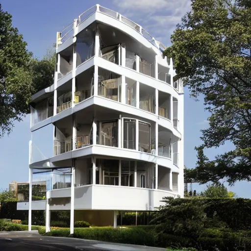 Image similar to a supertall suburban house