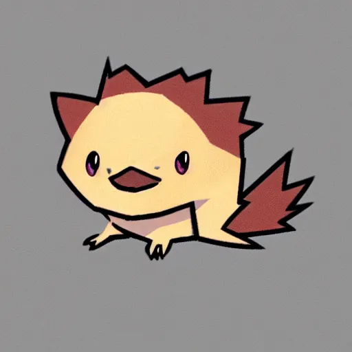 Image similar to a Hedgehog from the pokemon