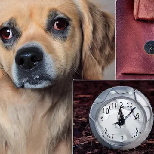 Image similar to clockpunk manipulative system dog