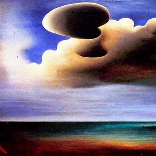 Image similar to storm is coming, i have regrets, by salvador dali