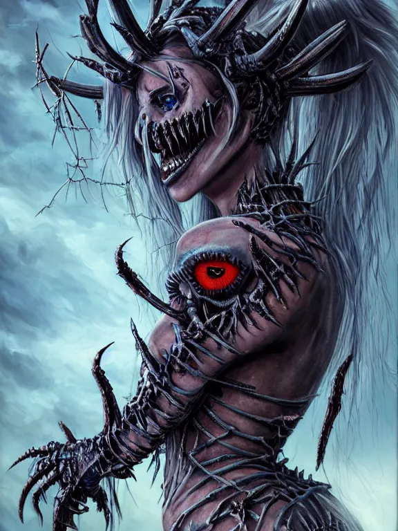 female demon art