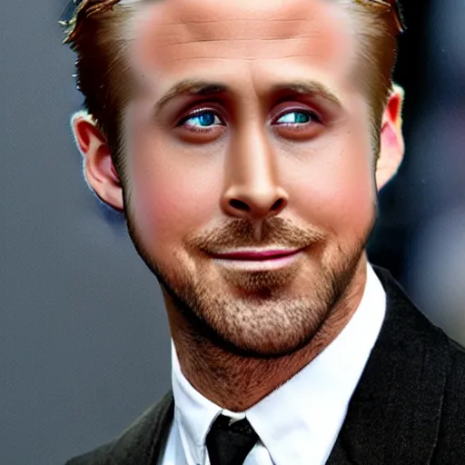 Image similar to ryan gosling melded into a sandwich