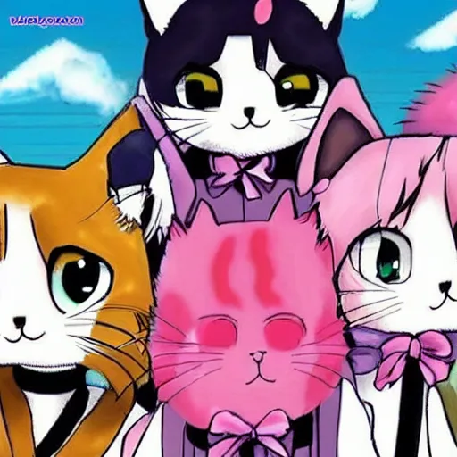 Image similar to Cat Kawaii Anime