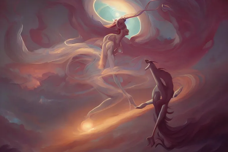 Image similar to Astral Projection by Peter Mohrbacher