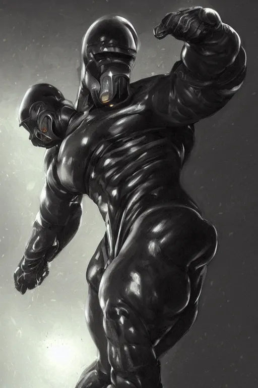 Prompt: a massive absurdly muscular black - coated anthropomorphic horse wearing a skintight tactical suit, kevlar, leather, defending a corridor of a research facility, game character, highly detailed, digital painting, artstation, concept art, illustration, art by artgerm, greg rutkowski, wlop