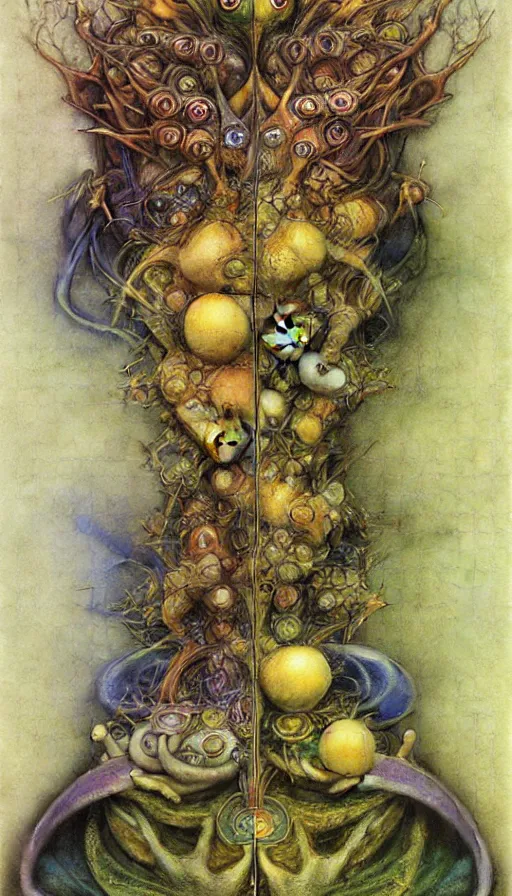 Image similar to the two complementary forces that make up all aspects and phenomena of life, by Brian Froud