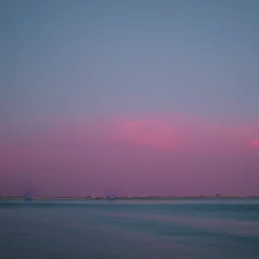 Image similar to pink clouds in the sea