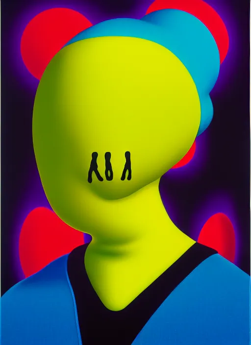 Image similar to person wearing a balaclava by shusei nagaoka, kaws, david rudnick, airbrush on canvas, pastell colours, cell shaded, 8 k