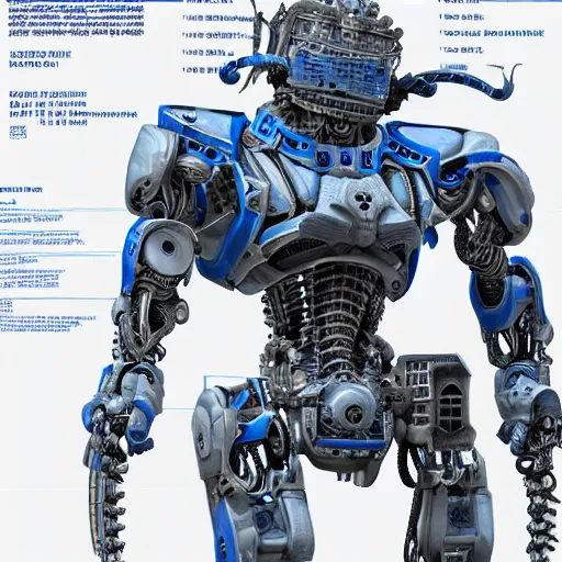 Prompt: a robot ape blueprint and schematic and illustrated zoomed-in snippets+8k optane render 3d unreal engine glorious intricate detailed superb+pristine and clean design+Center Frame, intricate details, ultra-detailed, DIY maker styling printed with futuristic 3d modeling technology, colossal, desaturated, concept art, with highly detailed blueprints, marker concept art style rendering