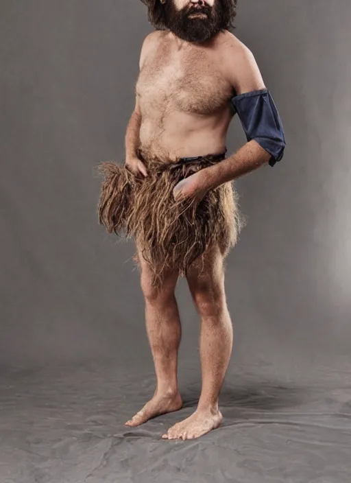 Image similar to caveman wearing carol christian poell