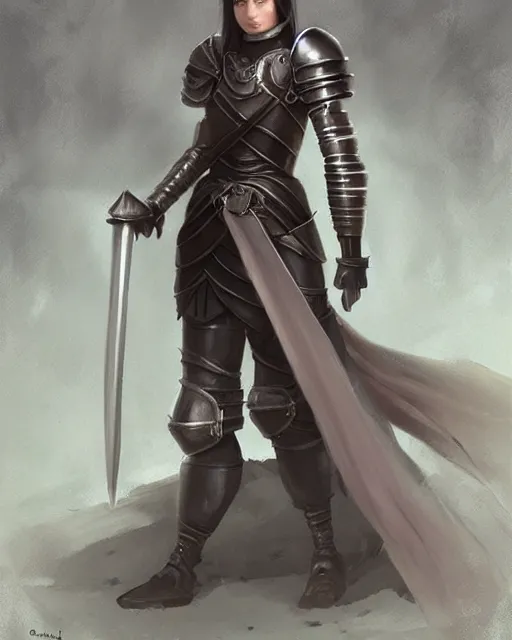 Prompt: medieval female knight wearing heavy armor, by charlie bowater, by studio ghibli, fantasy art, character concept art, digital drawing