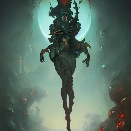 Image similar to Army of eyes by Peter Mohrbacher