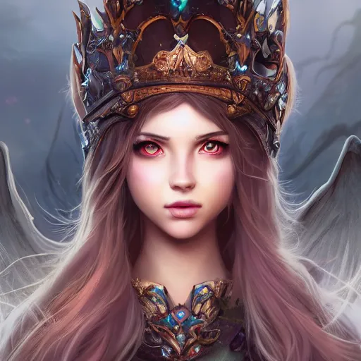 Prompt: epic fantasy princess, gorgeous eyes, trending on artstation, 4k, very detailed, award winning