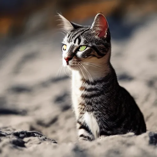 Image similar to photo of a cat in a bikini