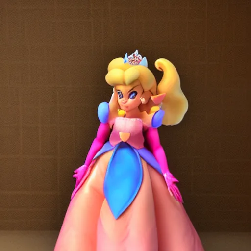 Image similar to photo of princess peach posing, ultra details