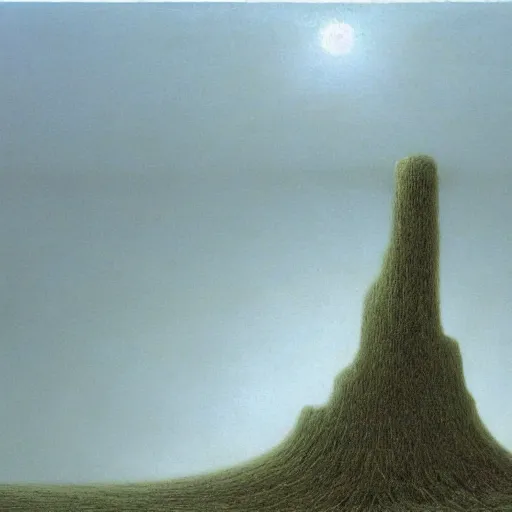 Image similar to halo ring from the game halo, zdzisław beksinski