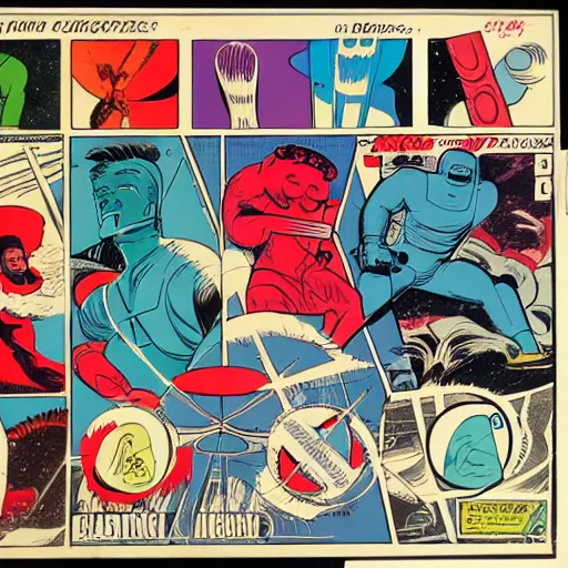 Image similar to silver age comics color palette