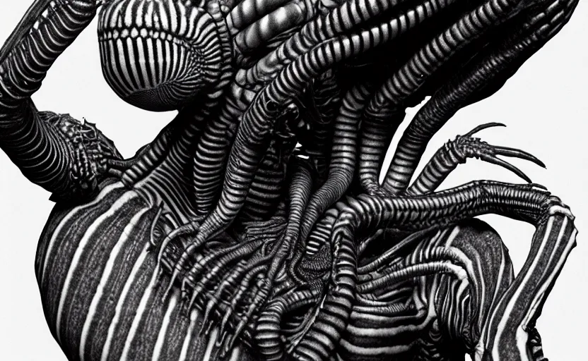 Image similar to alien facehugger beetlejuice vfx film