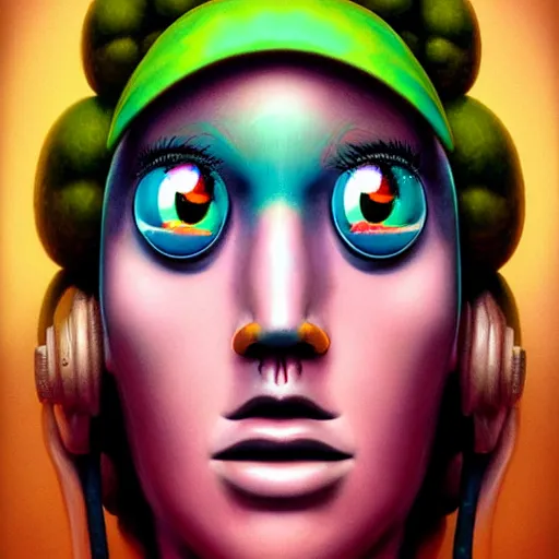 Image similar to Lofi vaporwave portrait tennis ball monster, Pixar style, Tristan Eaton, Stanley Artgerm, Tom Bagshaw