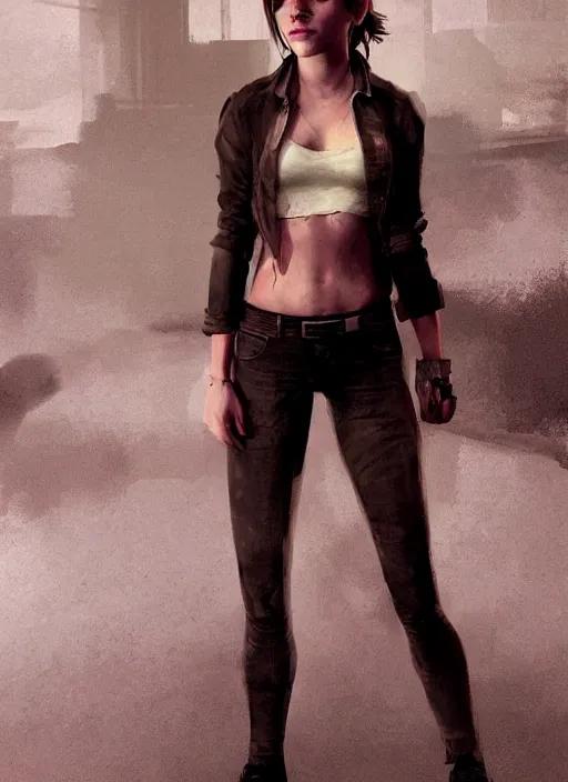 Image similar to highly detailed full body portrait of emma watson gta 5 art, seductive, unreal engine, fantasy art by greg rutkowski