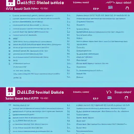 Prompt: Comparison of the best images from Dalle-2 and Stable Diffusion, side-by-side, infographic