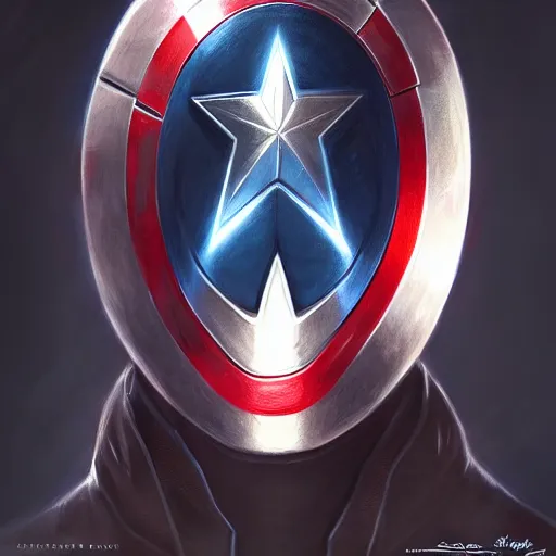 Image similar to handsome Robert Downey Jr as Captain America, western, closeup, D&D, fantasy, intricate, elegant, highly detailed, digital painting, artstation, concept art, matte, sharp focus, illustration, art by Artgerm and Greg Rutkowski and Alphonse Mucha