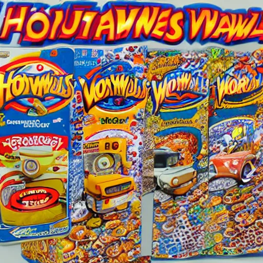Prompt: hotwheels cereal
