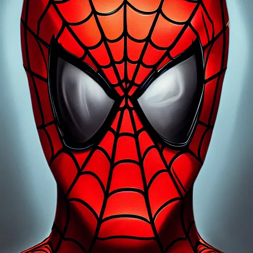 Image similar to SPIDERMAN , beautiful bone structure, intricate, elegant, highly detailed, digital painting, artstation, concept art, smooth, sharp focus, illustration, art Chuck Close