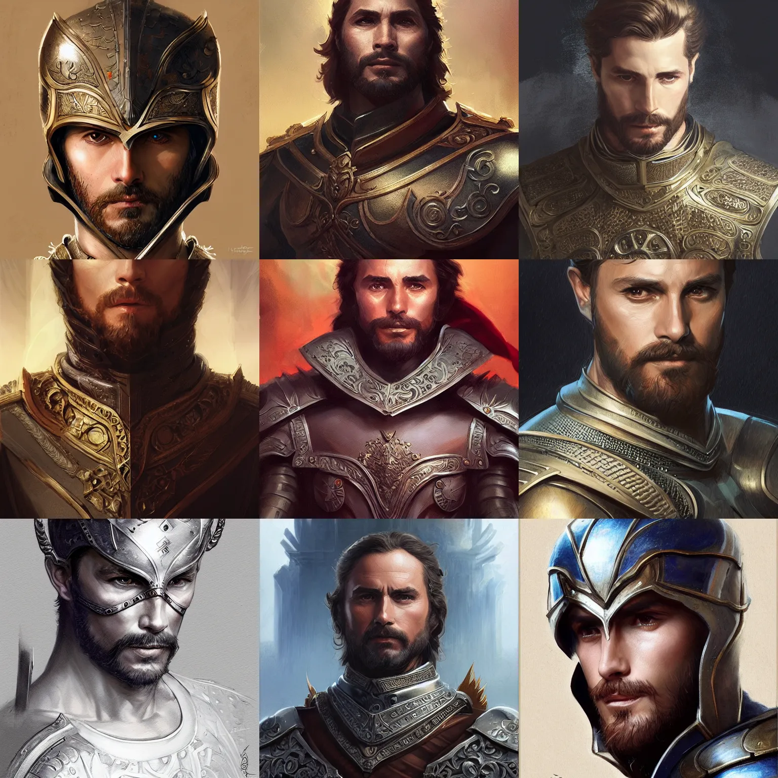 Prompt: renaissance prince, franco nero, art by artgerm and greg rutkowski and magali villeneuve, intricate renaissance armor, portrait, highly detailed, digital painting, trending on artstation, concept art, sharp focus, illustration