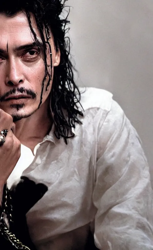 Image similar to femenine johnny deep