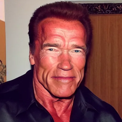 Prompt: arnold schwarzenegger in a catgirl dress, photograph, instagram