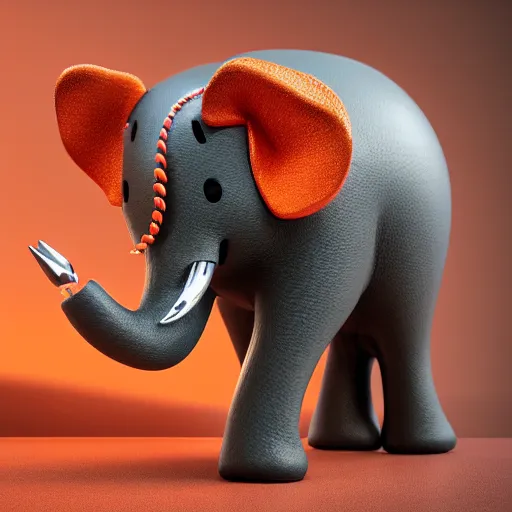 Prompt: A pink elephant with a piercing in his trunk wearing a orange green mohawk and a leather jacket on which a mouse is printed. perfectly-centered-photograph of a pink elephant, film still, dynamic action pose, insane detail, intricate, highly detailed, Zeiss Lens, DSLR photography, smooth, sharp focus, Unreal Engine 5, Octane Render, Redshift, 8K