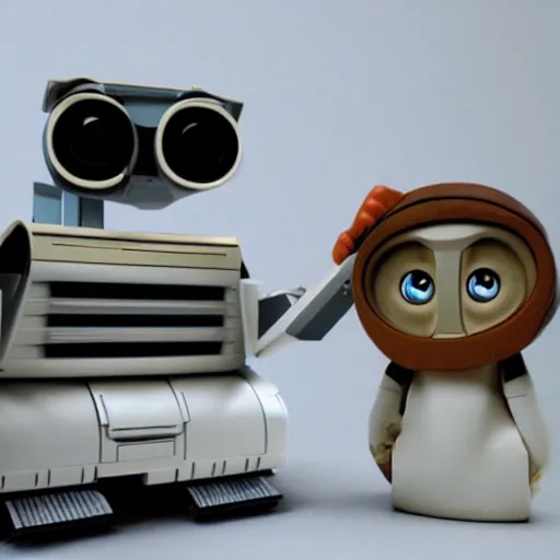 Image similar to wall - e as a commodore 6 4