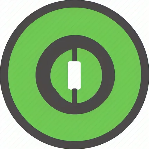 Image similar to Point in circle, icon, vector, logo