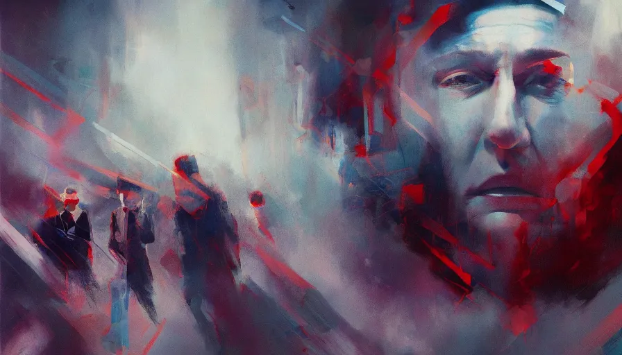 Prompt: psychohistory, jama jurabaev, greig fraser, roger deakins, trending on artstation, high quality, brush stroke