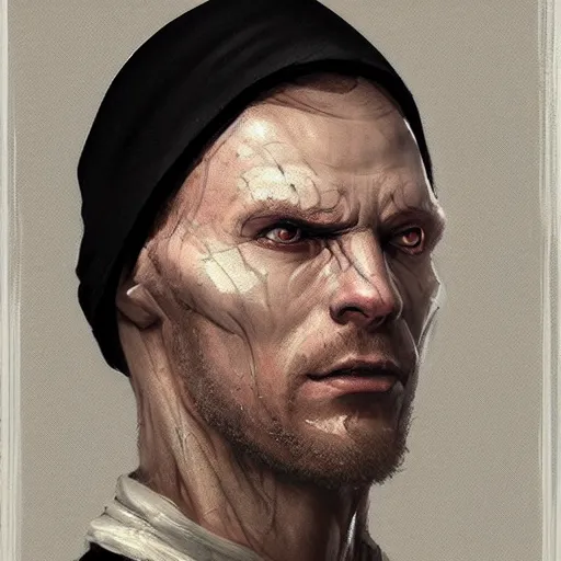 Image similar to portrait of a man by greg rutkowski, jedi knight, hybrid between human and twi'lek, wearing black wool cap, star wars expanded universe, he is about 3 0 years old, highly detailed portrait, digital painting, artstation, concept art, smooth, sharp foccus ilustration, artstation hq