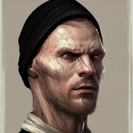 Prompt: portrait of a man by greg rutkowski, jedi knight, hybrid between human and twi'lek, wearing black wool cap, star wars expanded universe, he is about 3 0 years old, highly detailed portrait, digital painting, artstation, concept art, smooth, sharp foccus ilustration, artstation hq